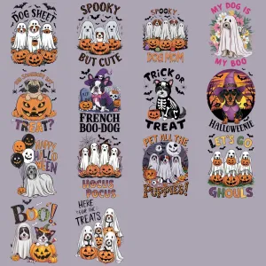 13 Halloween Dog Quotes Designs Bundle PNG