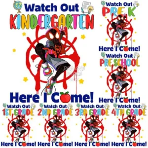 7 Back to School Movie Kids Designs Bundle PNG