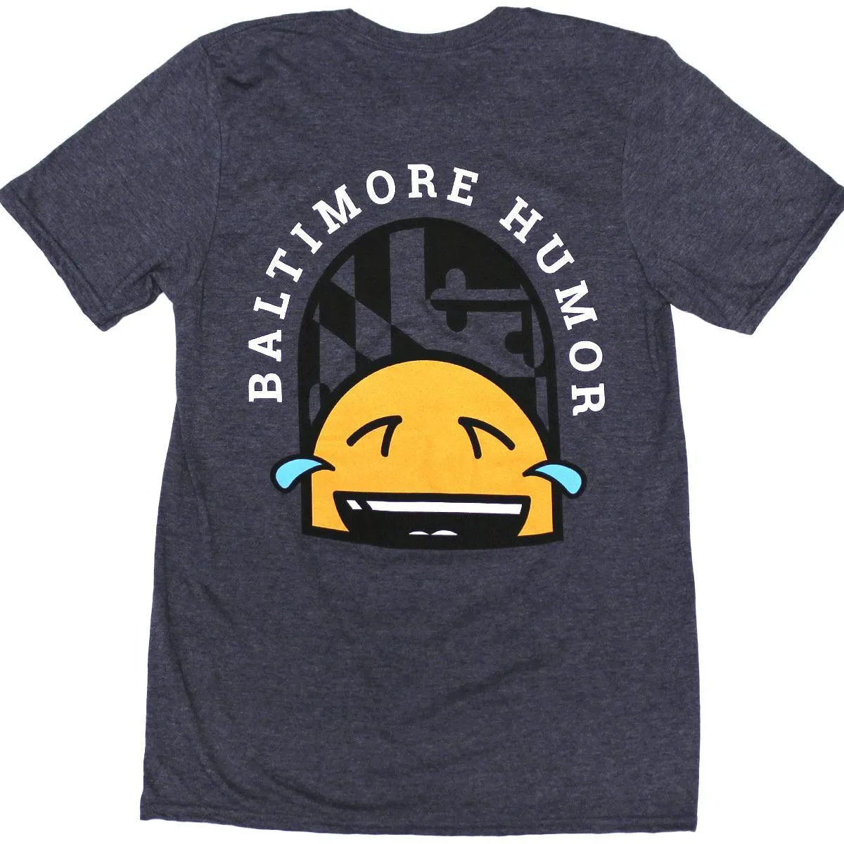 Baltimore Humor Emoji (Heather Navy) / Shirt