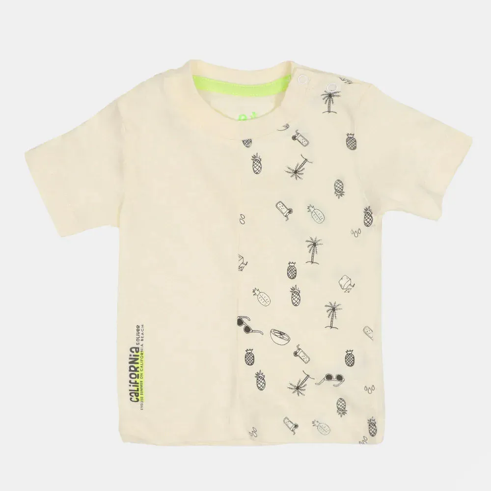 Boys T-Shirt California - Lemon Icing