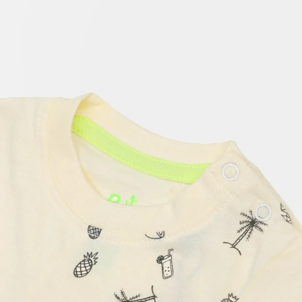 Boys T-Shirt California - Lemon Icing