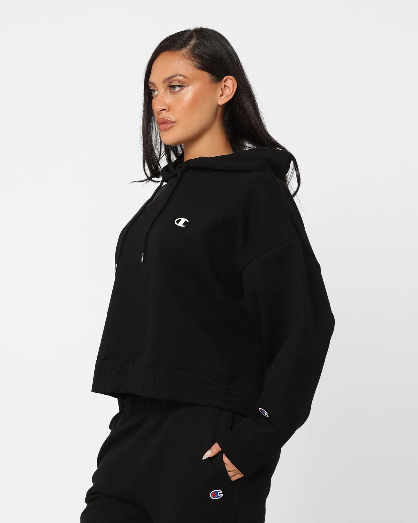 Champion Women's Rochester Base Hoodie Black