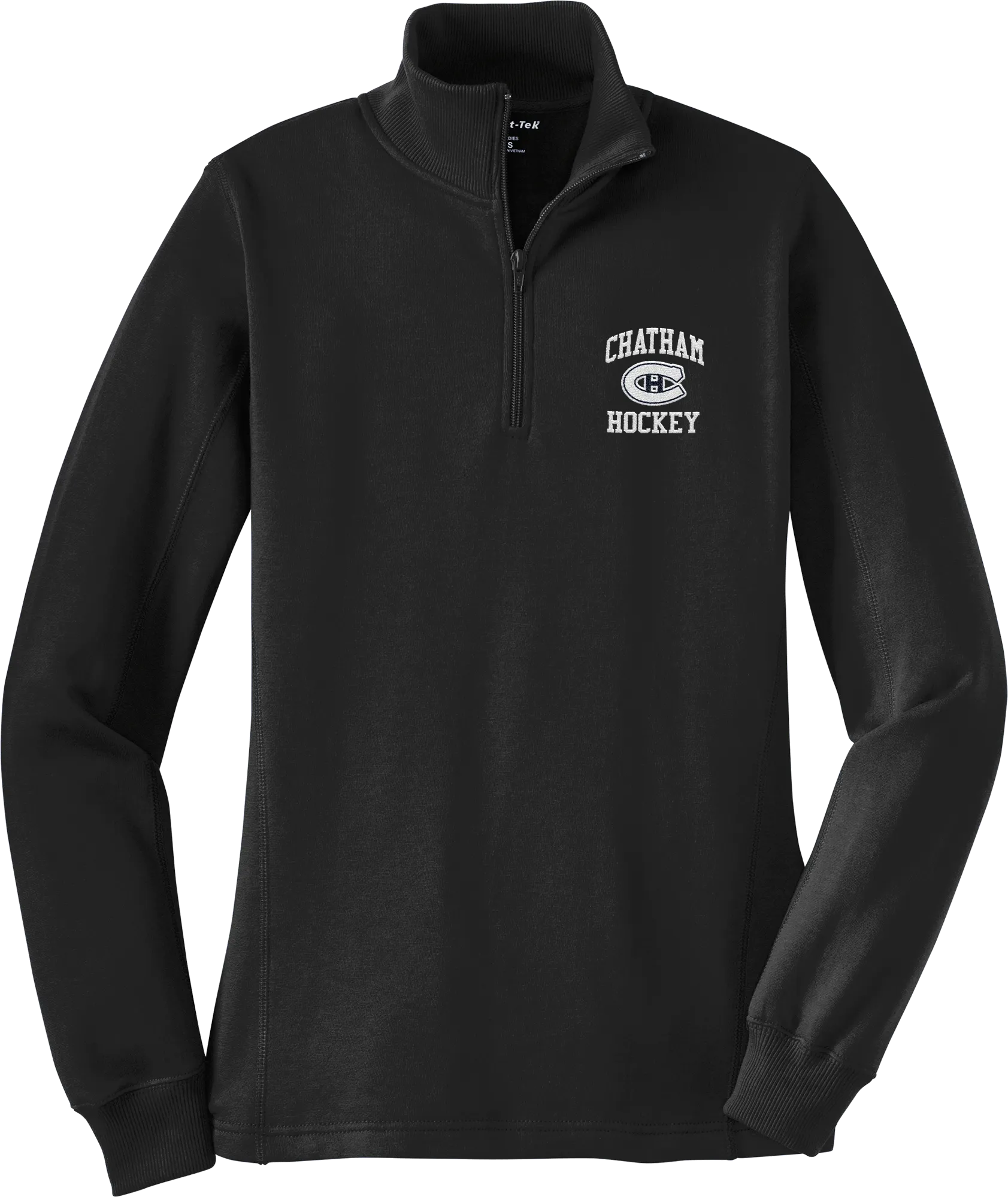 Chatham Hockey Ladies 1/4-Zip Sweatshirt