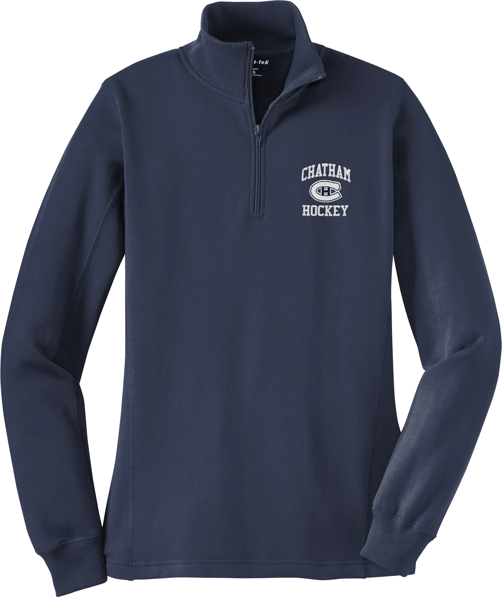 Chatham Hockey Ladies 1/4-Zip Sweatshirt