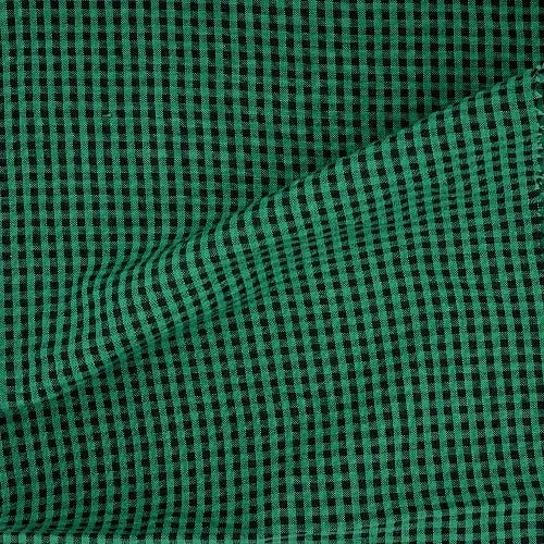 Check Green | Seersucker Woven Fabric - SKU 5223 Green #U56