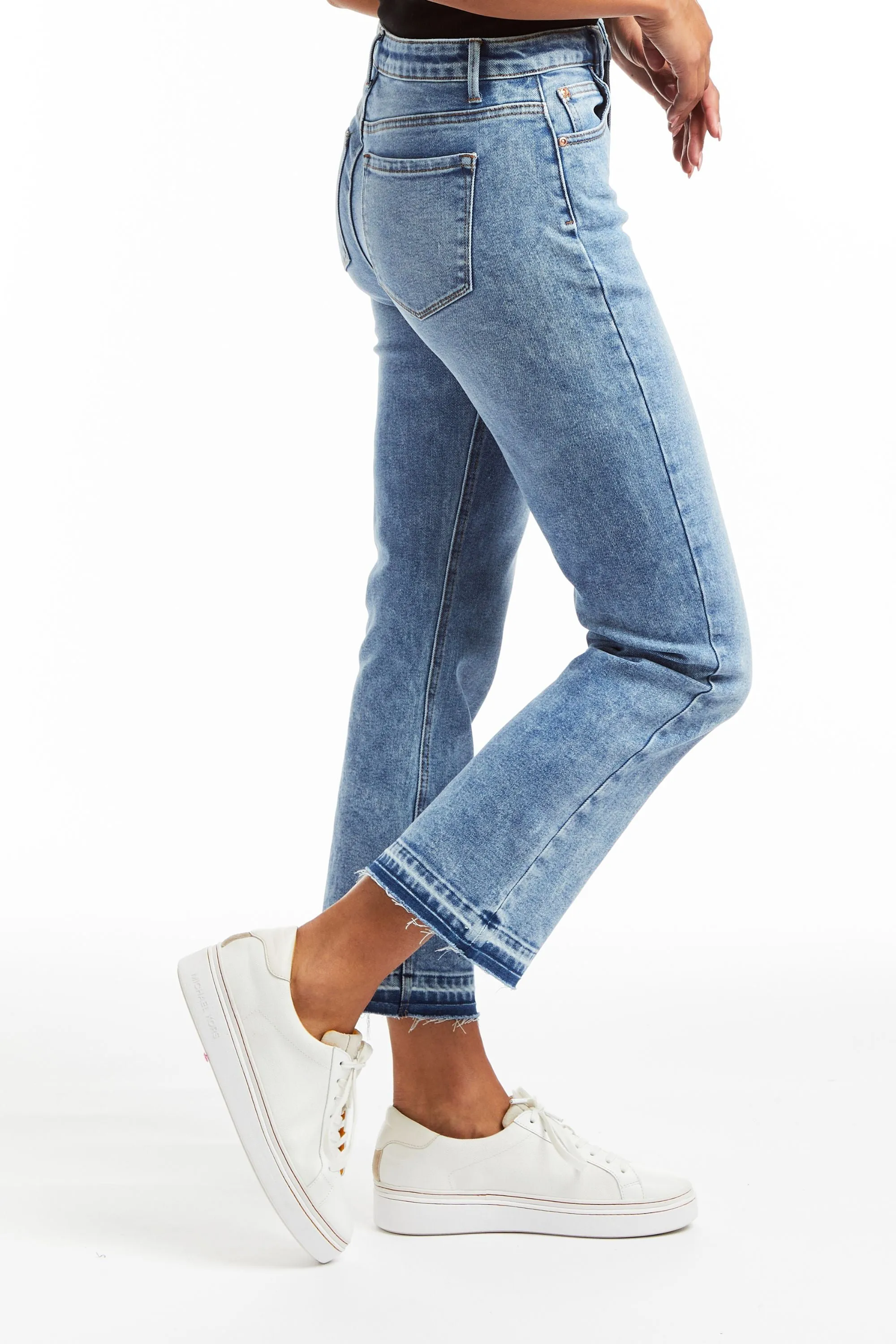 Cropped Flare With Released Hem