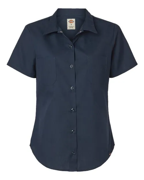 Dickies Ladies Short Sleeve Industrial Work Shirt