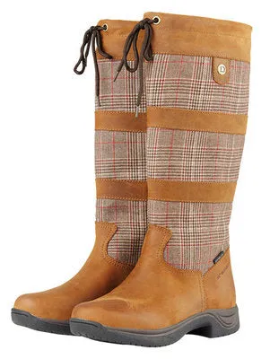 Dublin River Plaid Lifestyle Boots, Brown