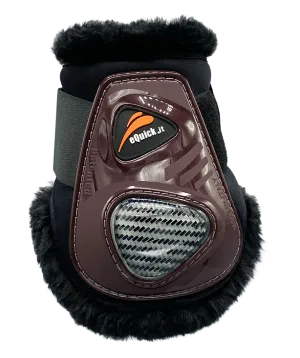 eCarbon Shock Velcro Hind Boots Fluffy