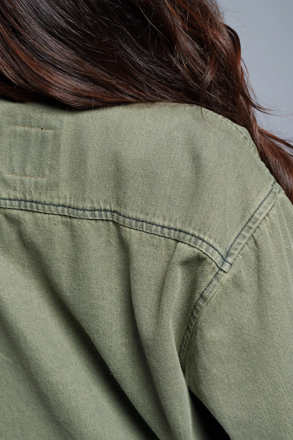 Garnet Olive Women's Denim Jacket