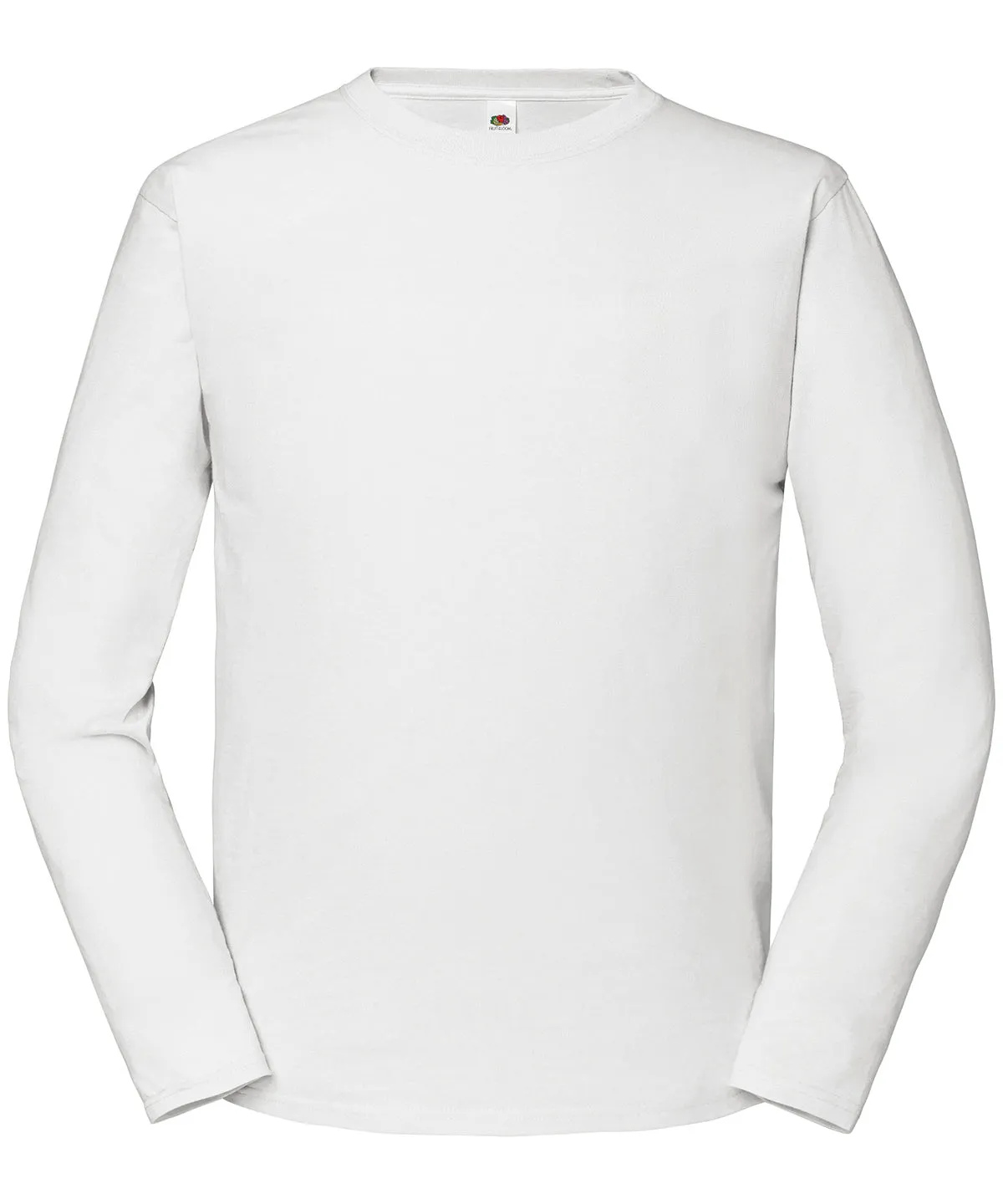 Iconic 195 ringspun premium long sleeve T | White