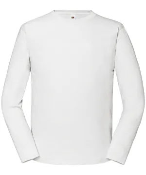 Iconic 195 ringspun premium long sleeve T | White