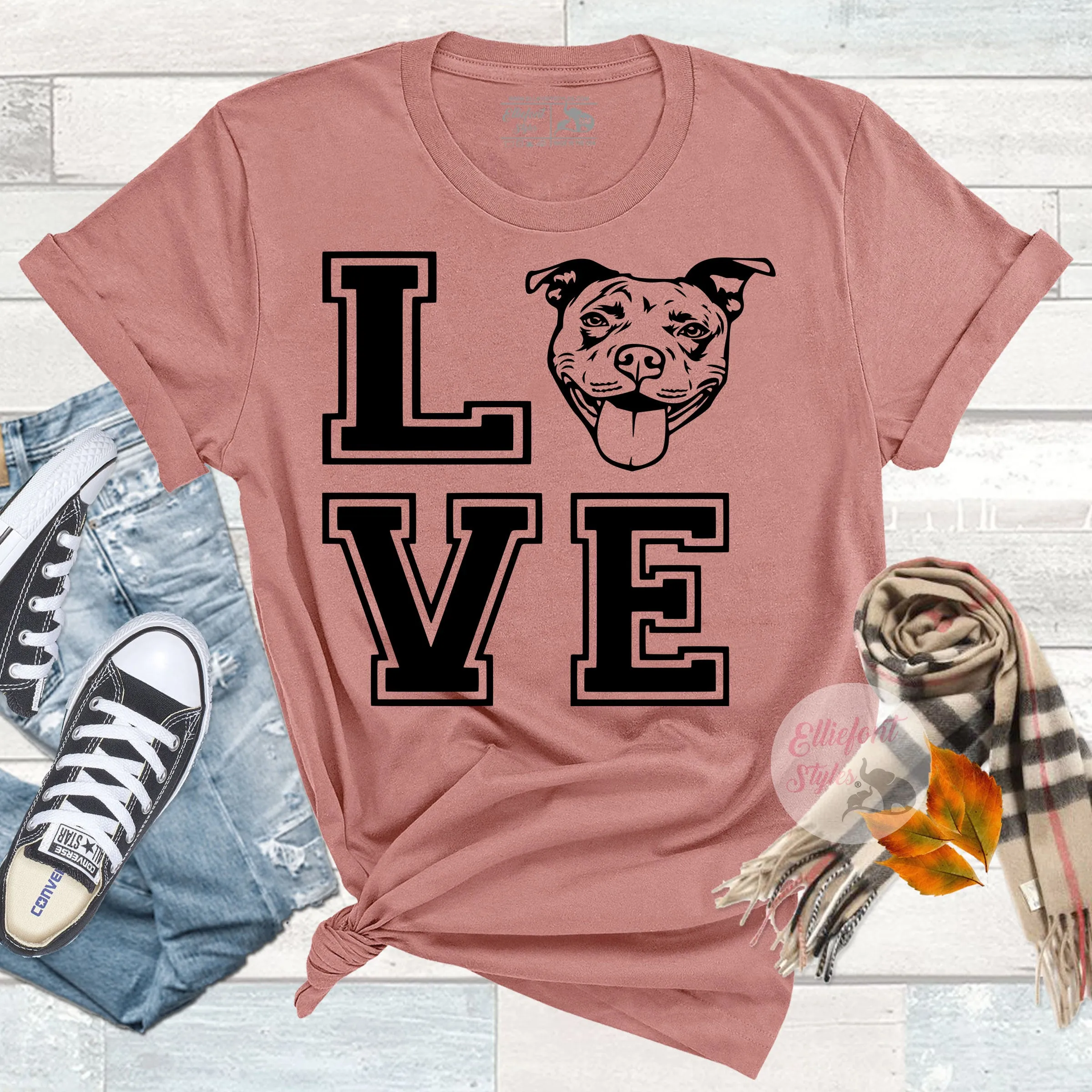 Love Pitbull Shirt