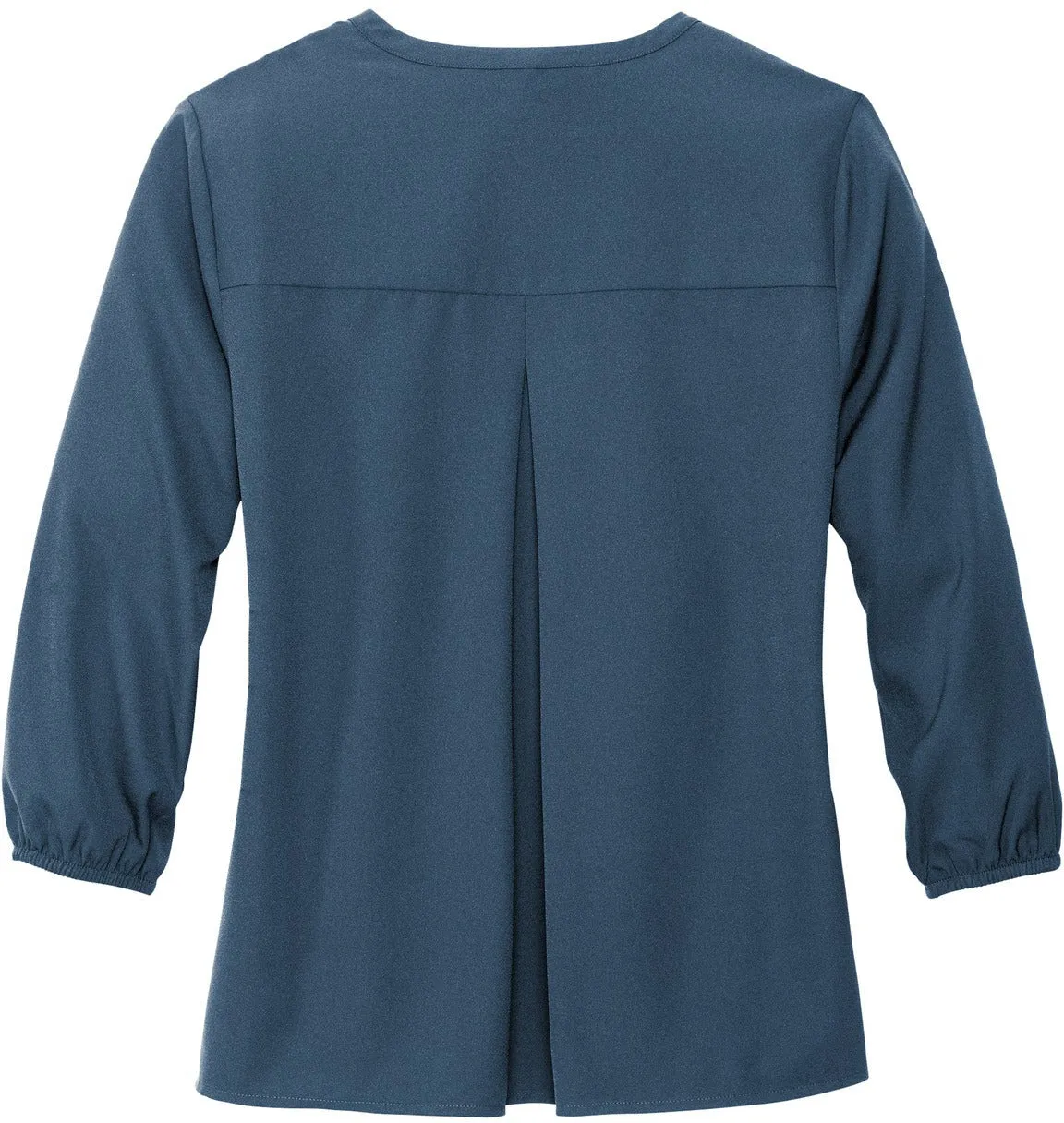 Mercer Mettle Ladies Stretch Crepe 3/4-Sleeve Blouse