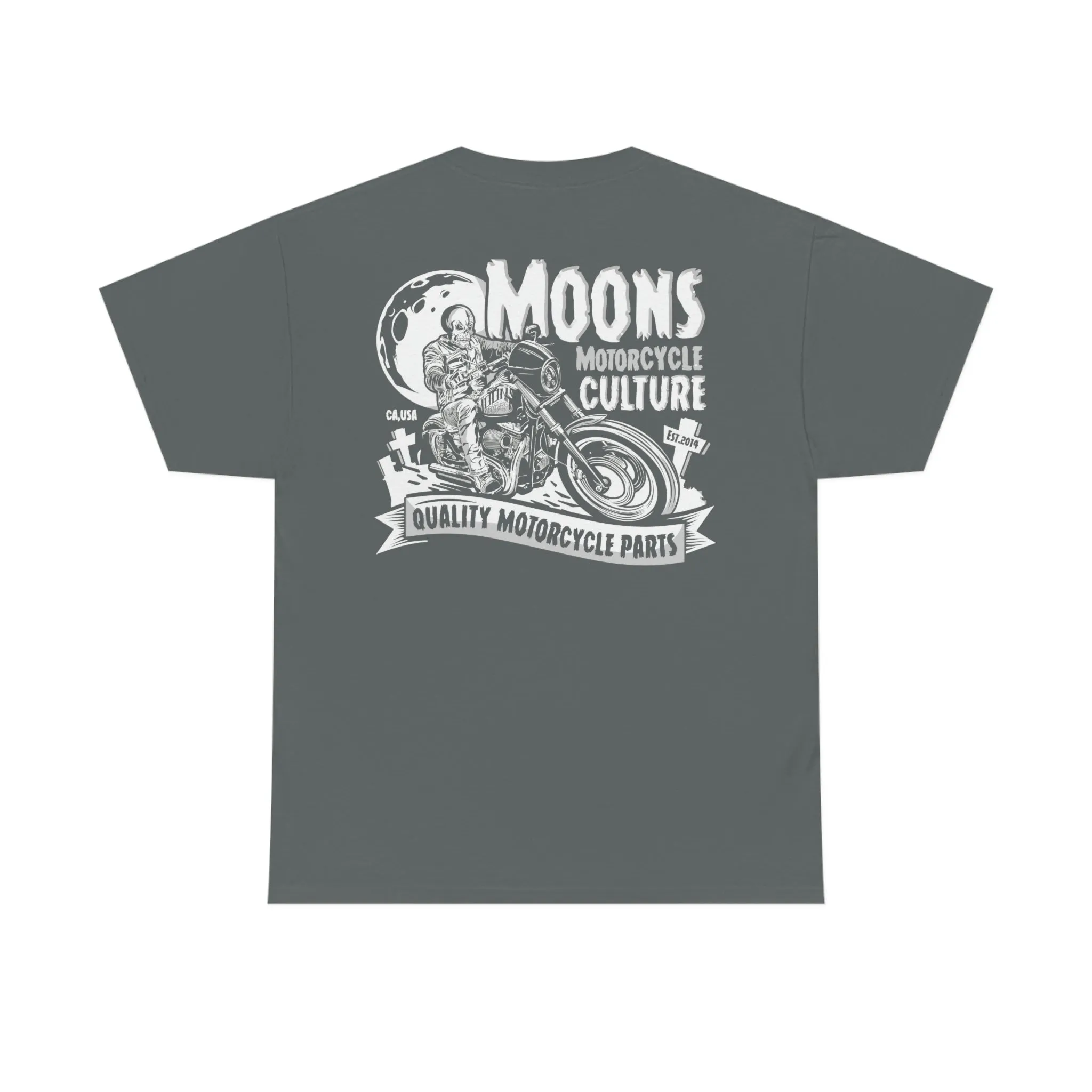 MOONSMC® FXLRS Skull Rider Heavy Cotton T-Shirt