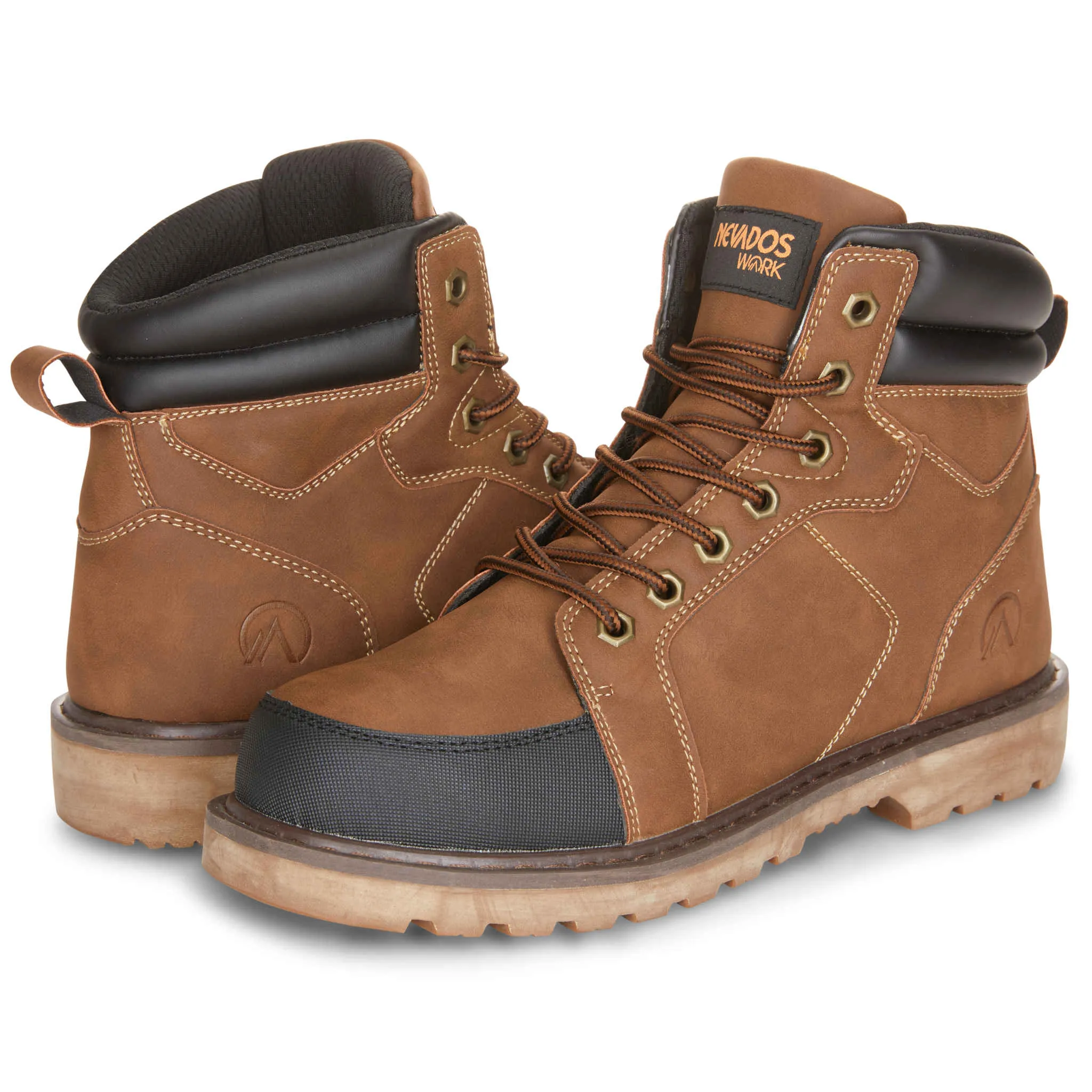 Nevados Men's Work Boots Cross Street Brown