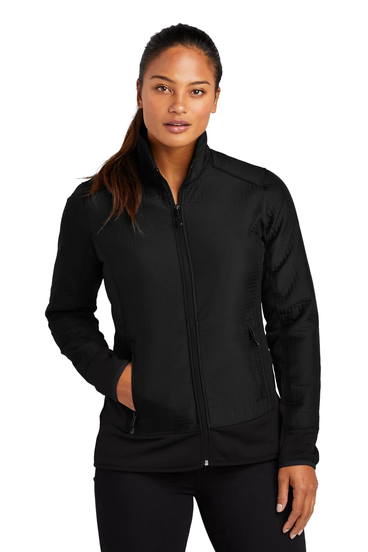 OGIO Ladies Trax Customized Fleece Jackets, Blacktop