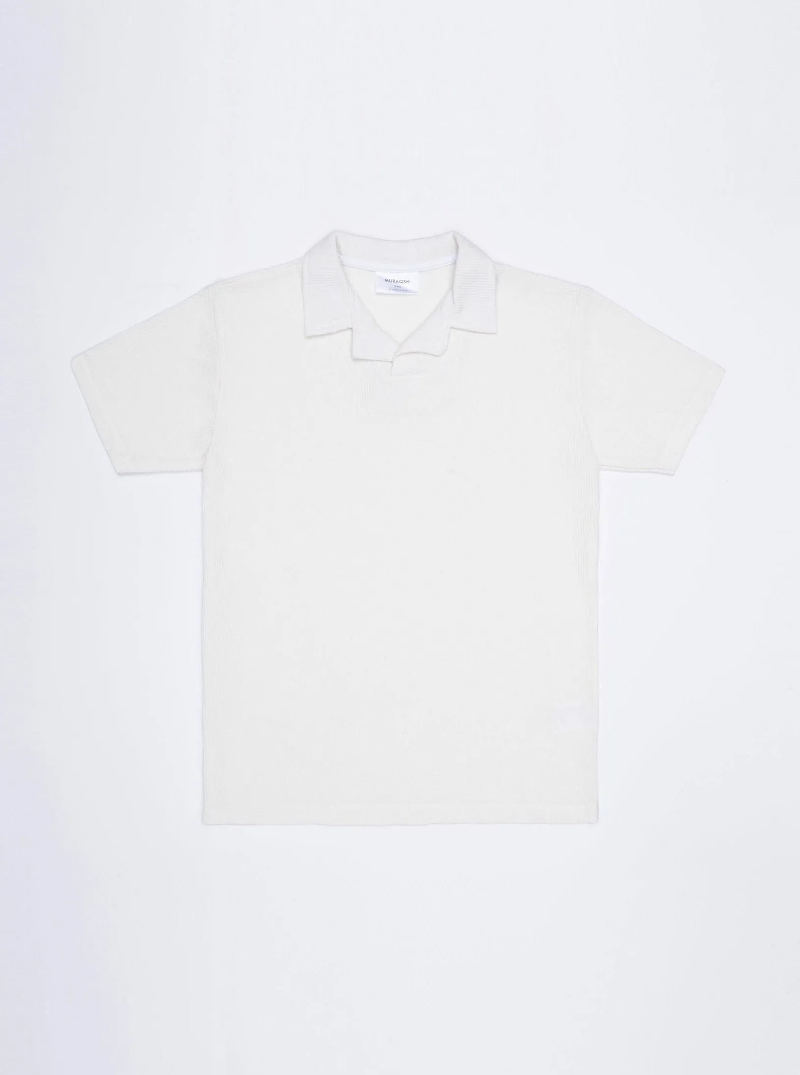 Pack of 3 Revere Polo Shirts - Navy Blue, Waffle Off White & Black