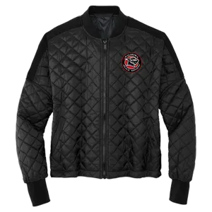 Palmyra Black Knights Mercer Mettle Womens Boxy Quilted Jacket