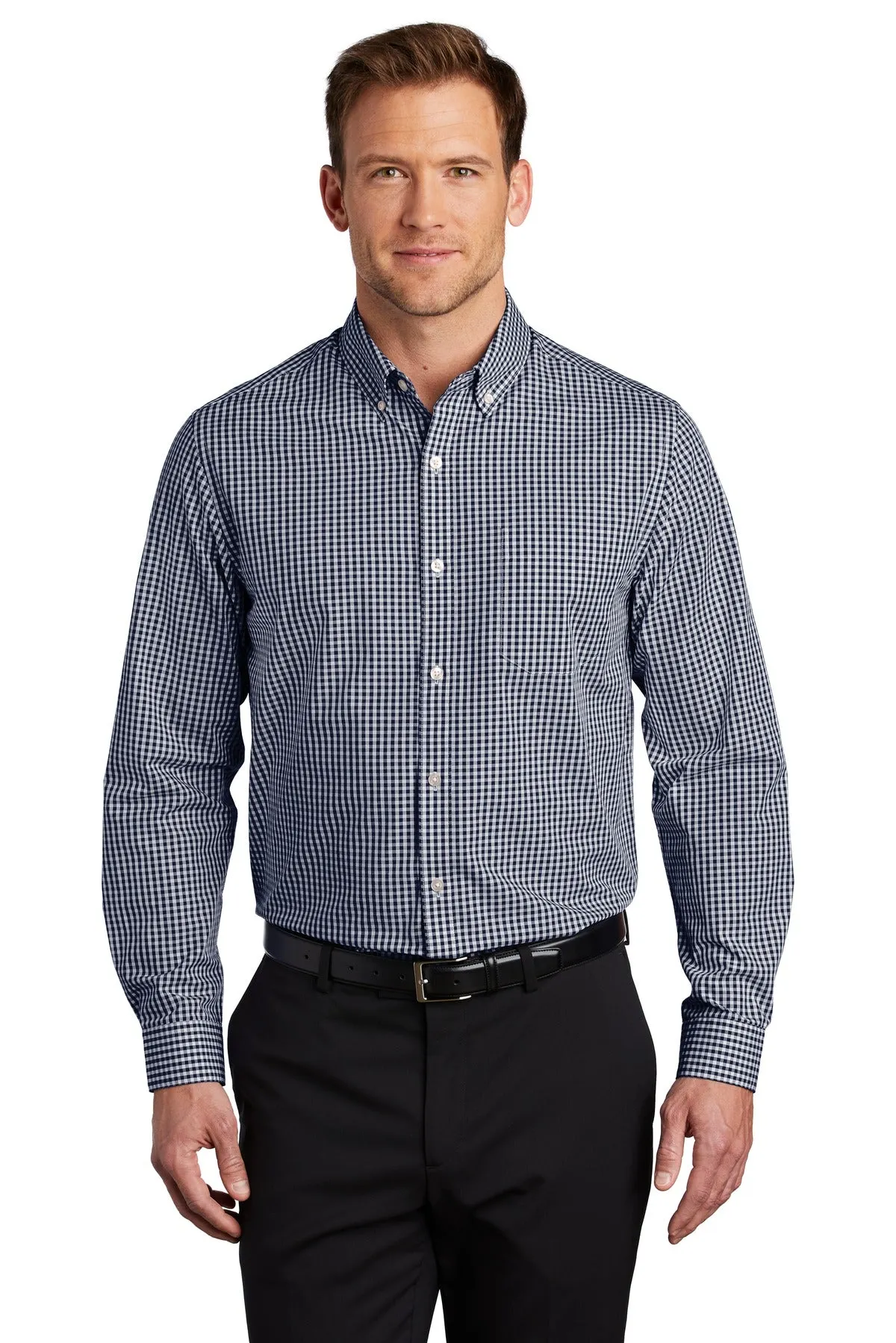 Port Authority ® Broadcloth Gingham Easy Care Shirt W644