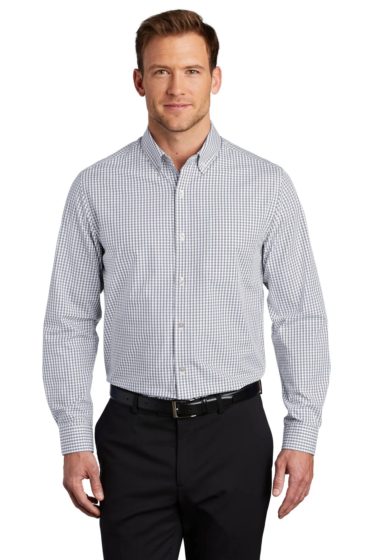 Port Authority ® Broadcloth Gingham Easy Care Shirt W644