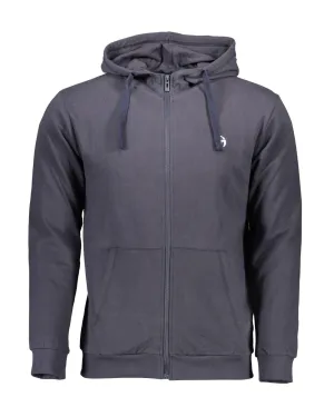 Premium Hooded Zip-Up Cotton Sweater with Embroidery and Iconic Logo