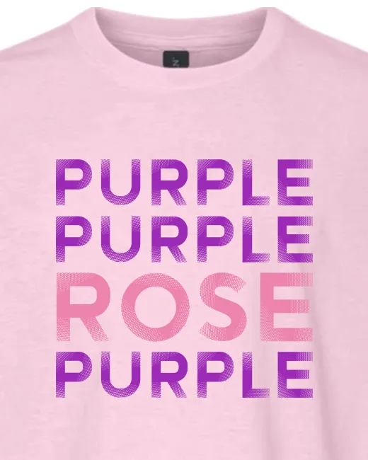 Purple Purple Rose Purple - Advent Youth T-Shirt