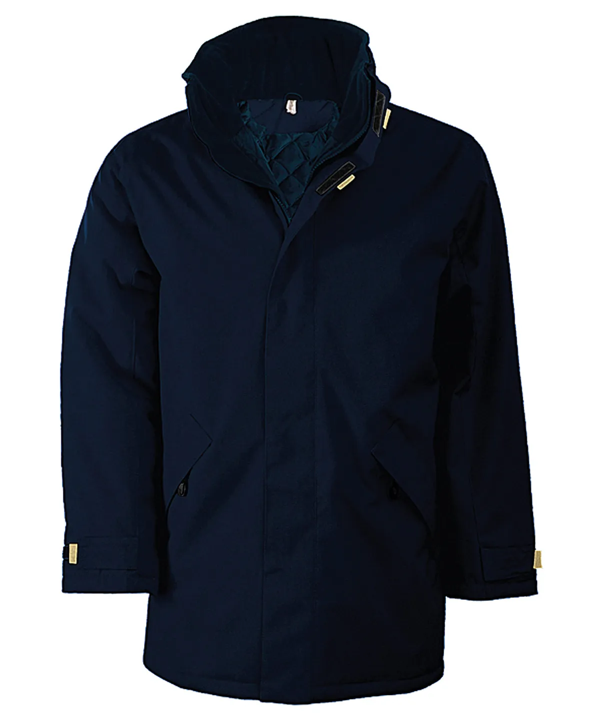 Quilted parka | Navy/Navy