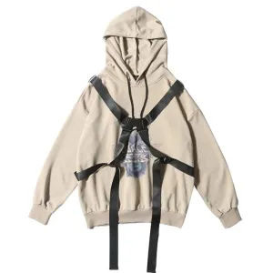 Removable Buckle Hoodies