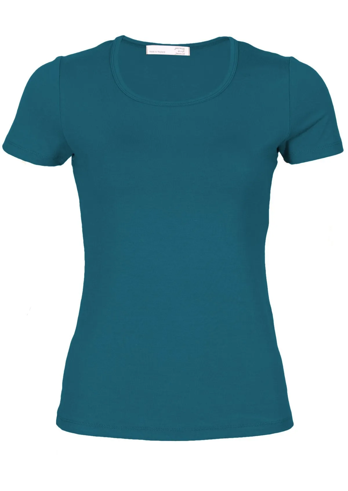 Scoop Neck T-Shirt Teal