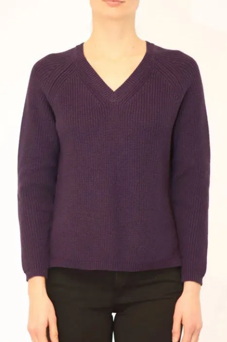 Shaker Sweater - Deep Purple