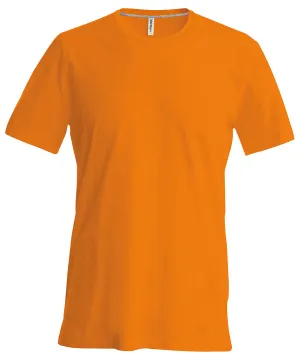 Short-sleeved crew neck T-shirt | Orange