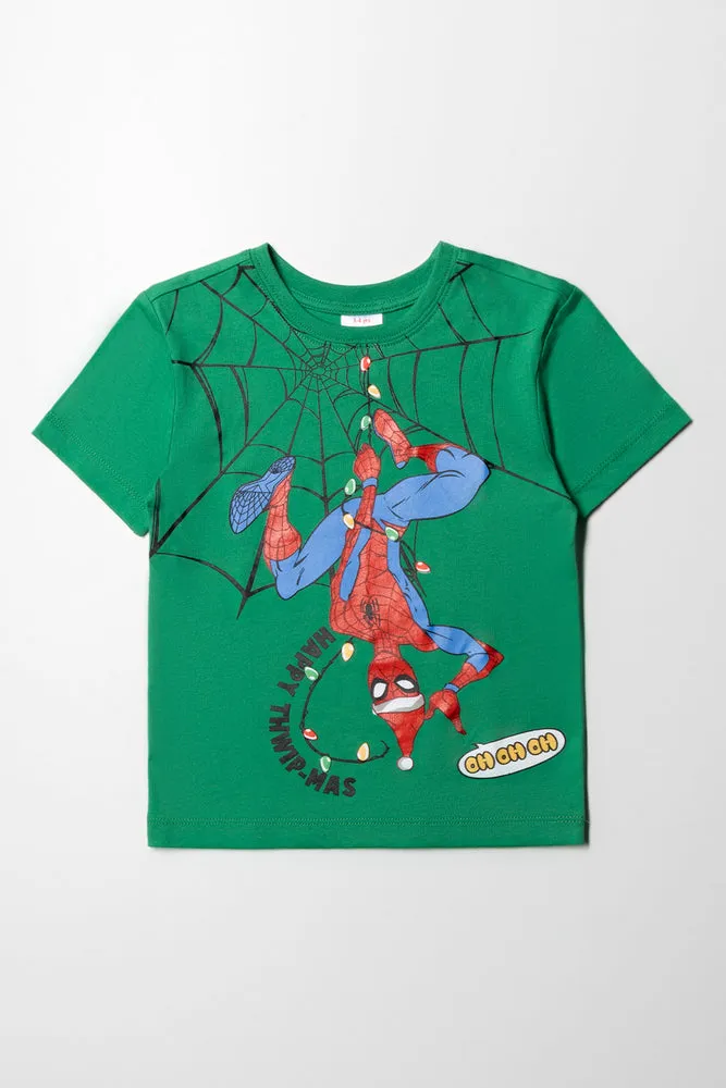 Spider-Man T-Shirt - Combed Cotton Green