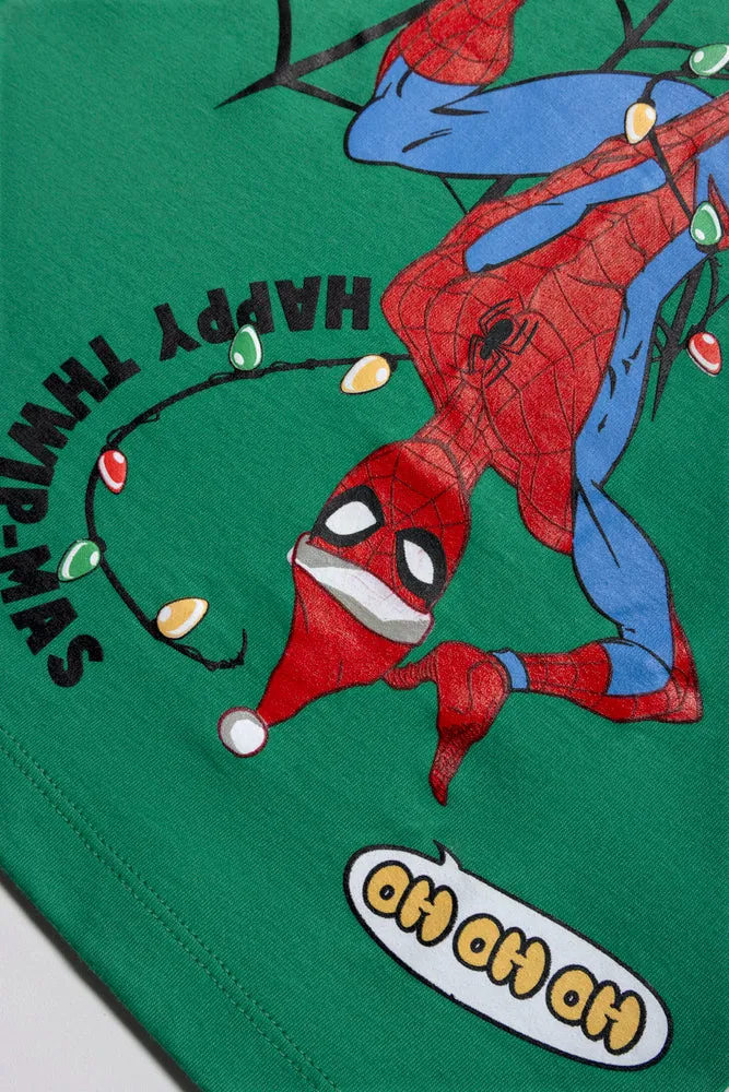 Spider-Man T-Shirt - Combed Cotton Green