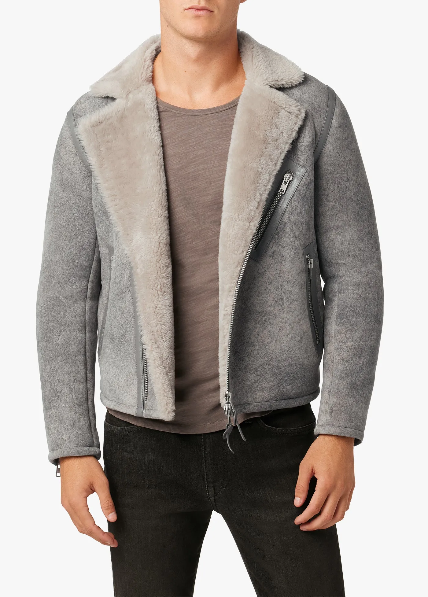 SUEDE AVIATOR JACKET