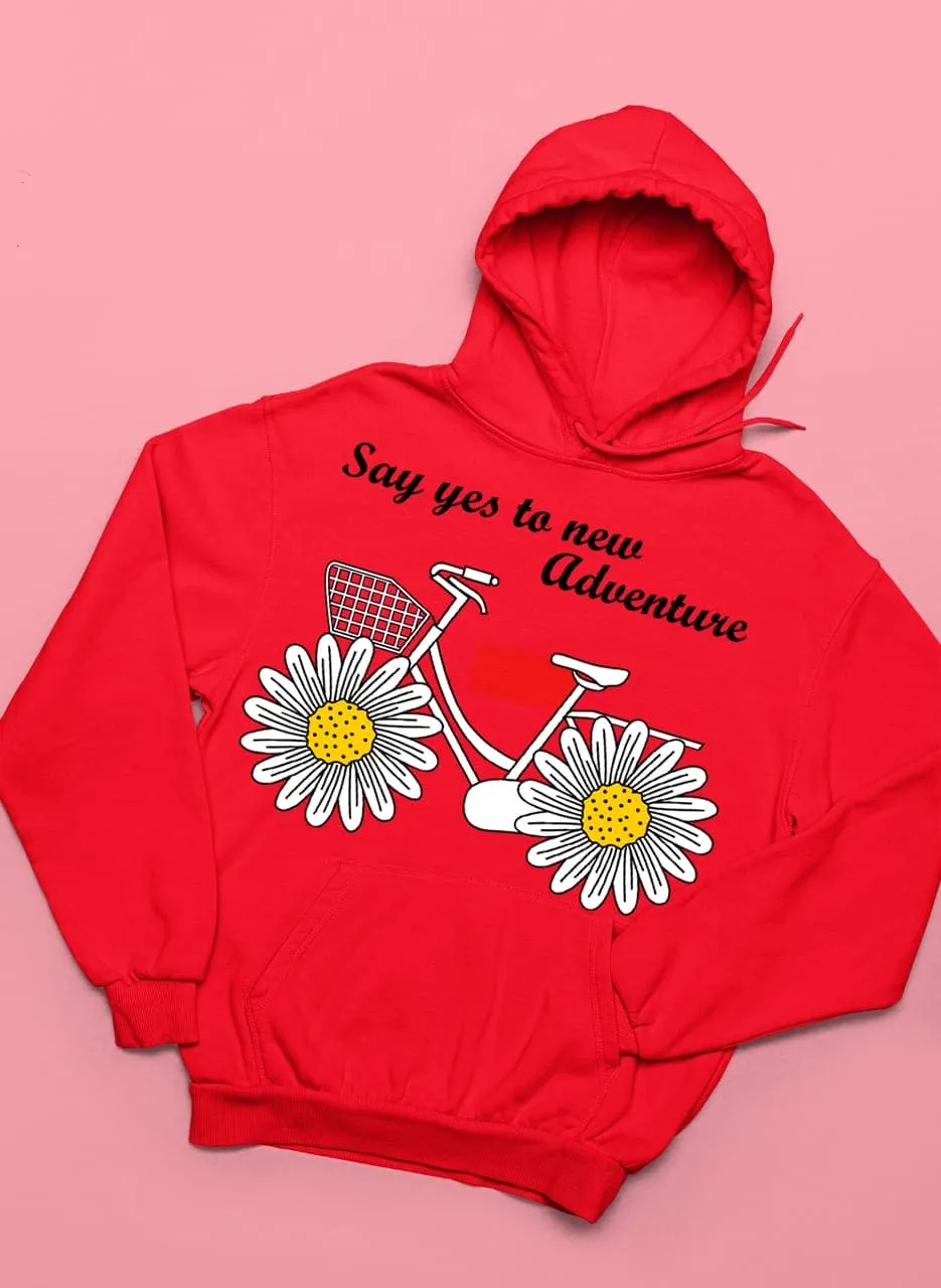 Sunflower Cycle Winter Warm Hoodies And Sweatshirts