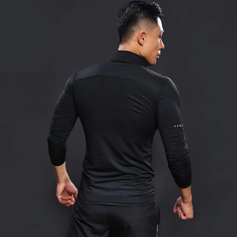 Thermal Long Sleeve Man Compression Fitness Running T shirts