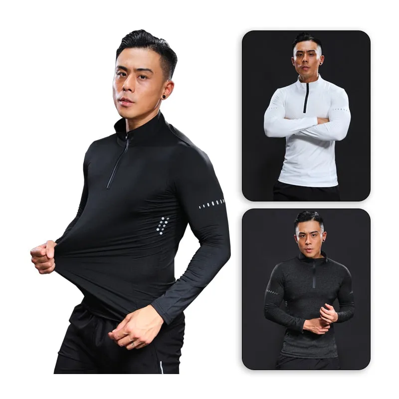 Thermal Long Sleeve Man Compression Fitness Running T shirts