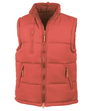 Ultra padded bodywarmer | Red