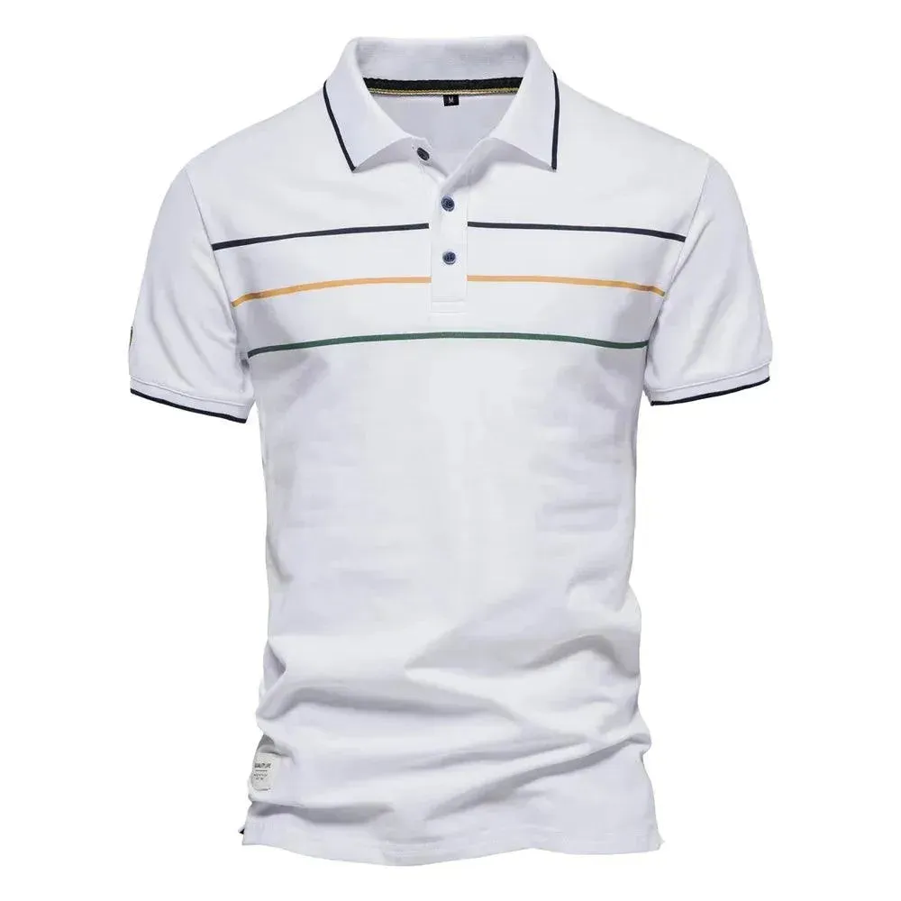 Vibrant Cotton Short Sleeve Polo Shirts Collection