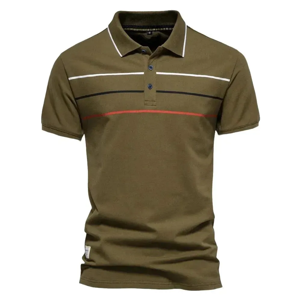 Vibrant Cotton Short Sleeve Polo Shirts Collection