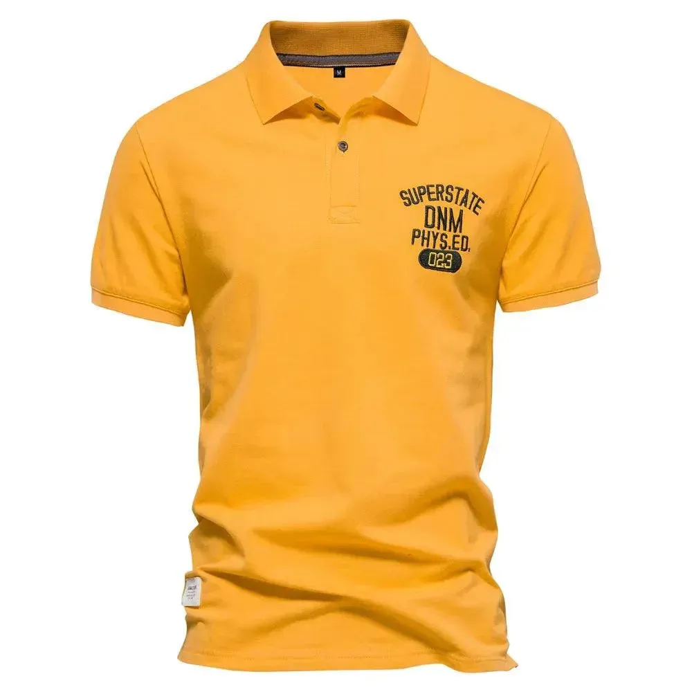 Vibrant Cotton Short Sleeve Polo Shirts Collection