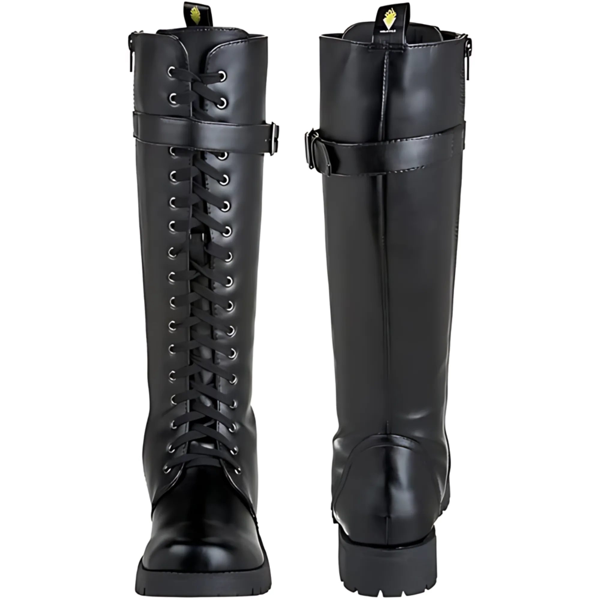 VOLATILE Women's Combat Knee High Boots