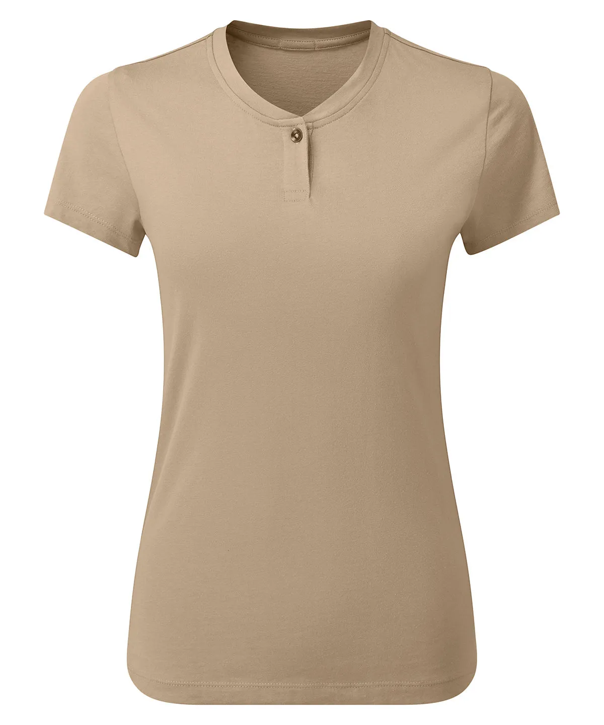 Womens Cotton RichComis Tee | Khaki