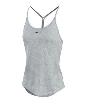 Womens Nike One Dri-FIT Elastika standard fit tank | Particle Grey/Heather/Black