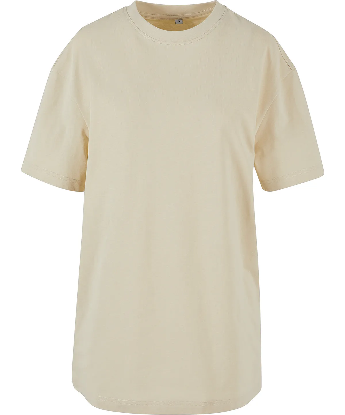 Womens oversized boyfriend tee | Sand