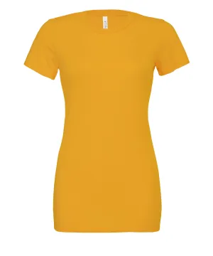 Womens relaxed Jersey short sleeve tee | Mustard