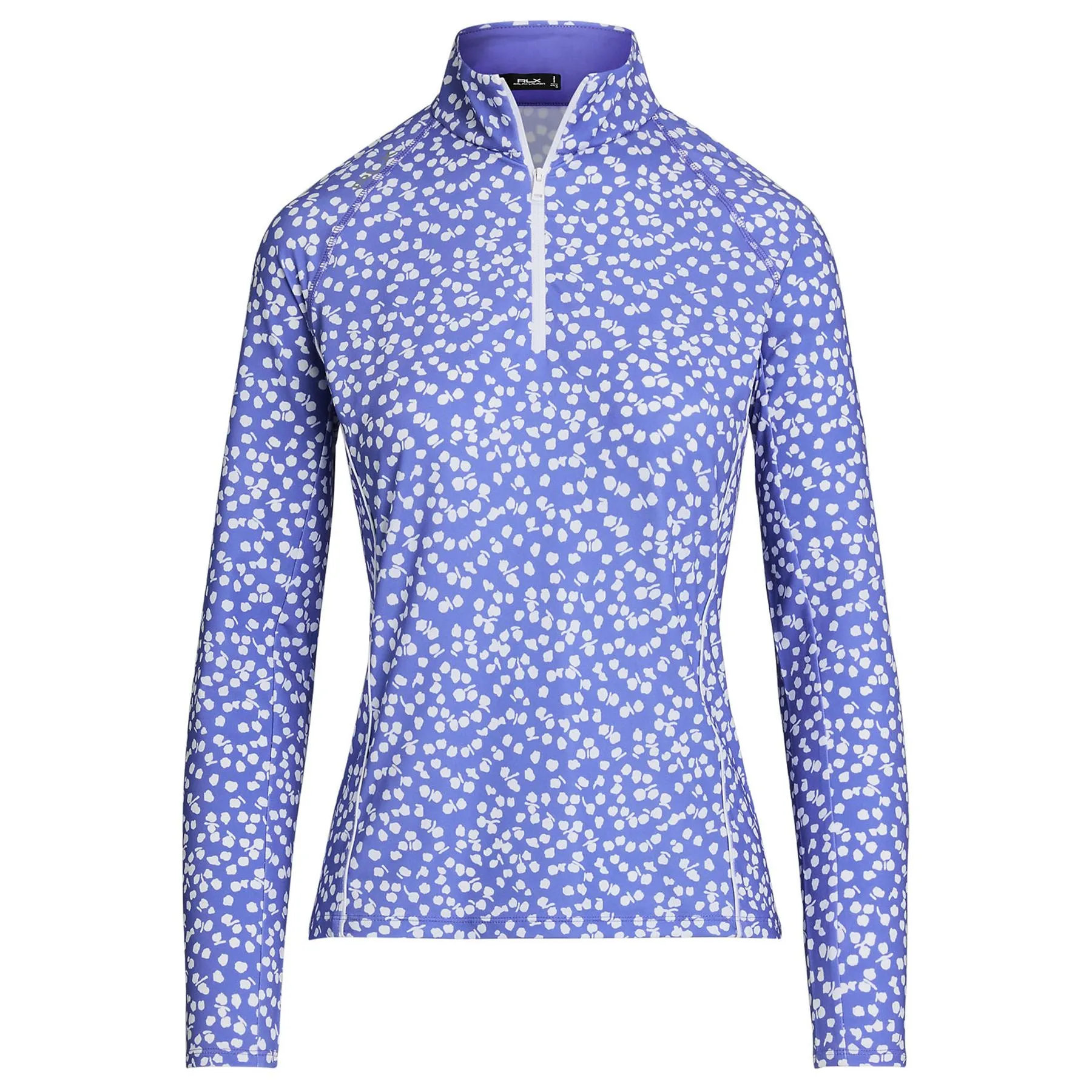 Womens RLX Printed Airlow Half Zip Abstract Rose - AW24