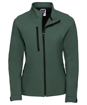 Womens softshell jacket | Bottle Green